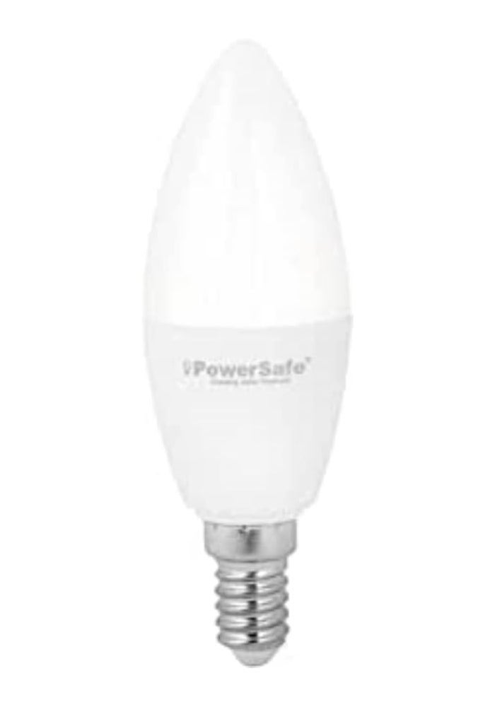 Powersafe Energy Saving 7W LED Candle Bulb E14 Holder with Surge Protection - ESMA Approved (White) - Image 4