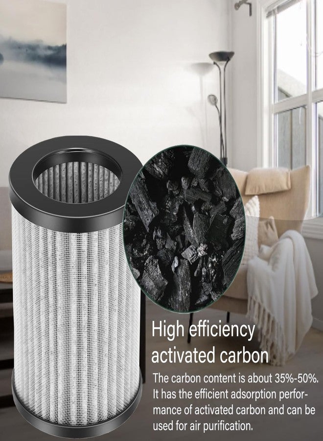 HOMFILBIT PureZone Mini Portable Replacement Filter for Pure Enrichment PureZon Mini Portable Air Purifier (PEPERSAP), 2-in-1, H13 True HEPA with Carbon Activated Pre-filter, Model # PEAIRFIL, 4 Pack - Image 5