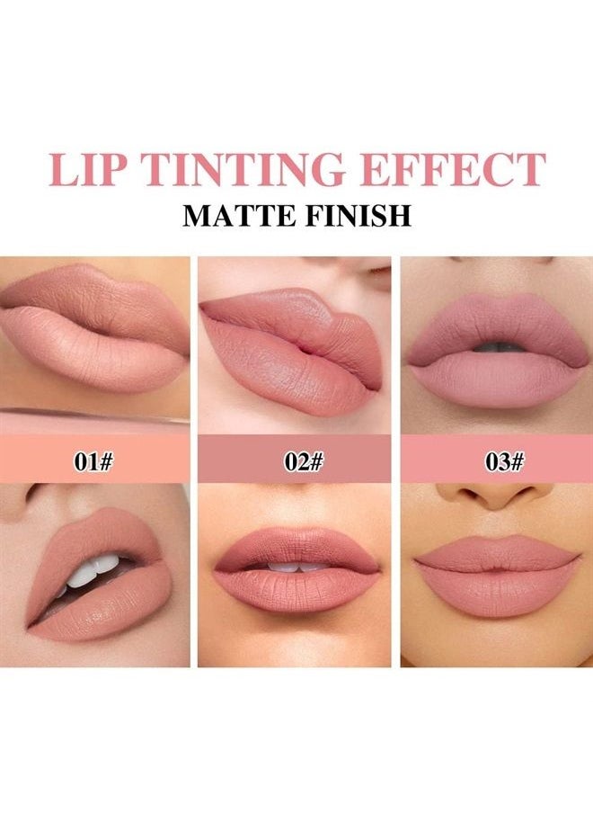 BINGBRUSH 3 Colors Crayon Matte Longwear Lipstick Pack Set,Moisture Smooth Lipliner With Built-in Sharpener Ultimate Lip Crayon for Makeup- Nourishing Lipstick with a Waterproof Velvet Lipgloss Lip St  - Image 3