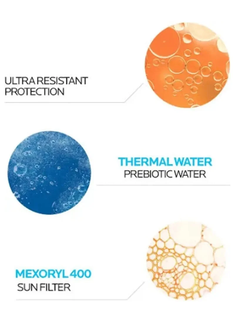 لاروش بوزيه لا روش بوزيه أنثيليوس ديرمو بيدياتريكس +SPF50 واقي شمس للأطفال بخاخ غير مرئي 200مل