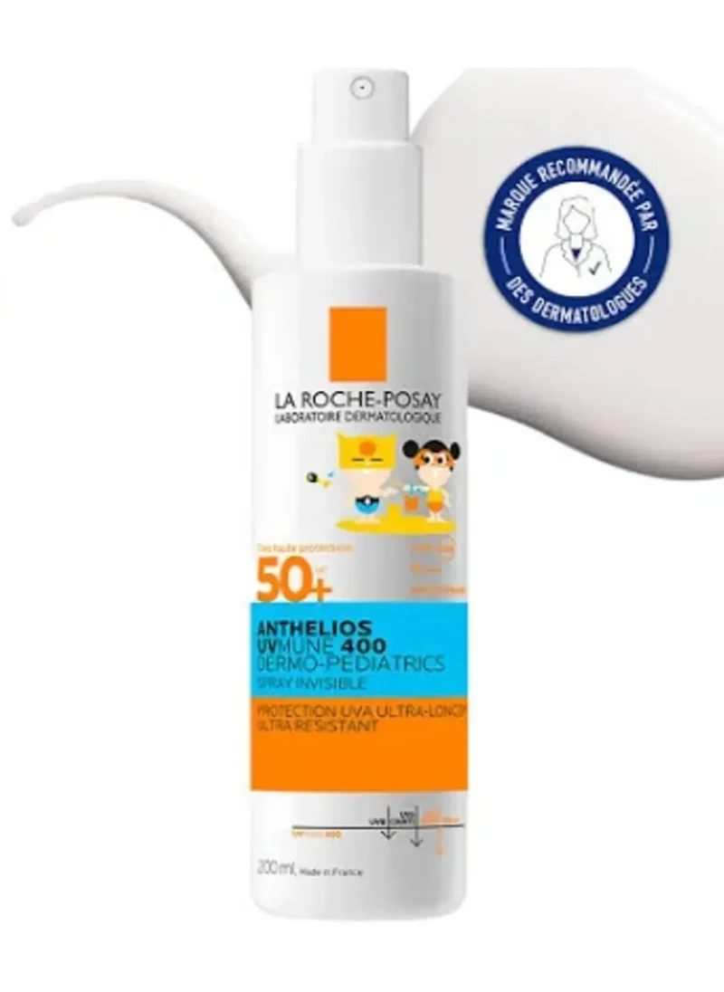 لاروش بوزيه لا روش بوزيه أنثيليوس ديرمو بيدياتريكس +SPF50 واقي شمس للأطفال بخاخ غير مرئي 200مل