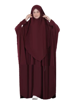 3 pieces of crepe material, ribbon + veil + niqab, size one size to fit up to 90 kilos for women - pzsku/ZFA42E37F4BFE5EA0C009Z/45/_/1736434744/82087793-8d4a-4cef-a3e8-26dc53f410c4