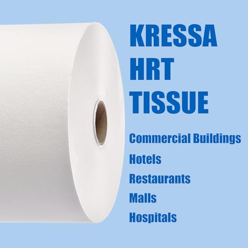 Kressa Hard Paper Towels | Highly Absorbent HRT Rolls | Fast Drying 1.4kg - 170 Metres/Roll (Pack of 2) - Image 3