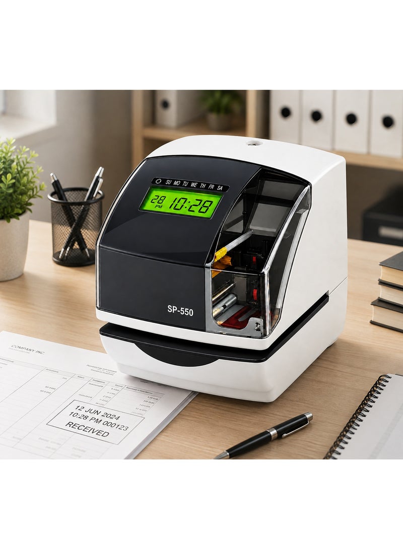 KING POWER Kings Power SP-550 Time & Date Stamp Machine - Made in Taiwan - Image 4