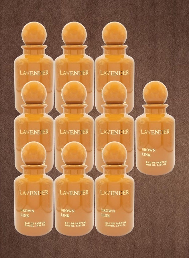 لافندر 10 قطع عطر لافندر براون لينك 100 مل - Image 1