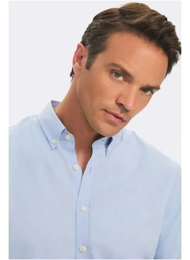 JUNE June Exclusive Men Regular Fit Shirt Blue