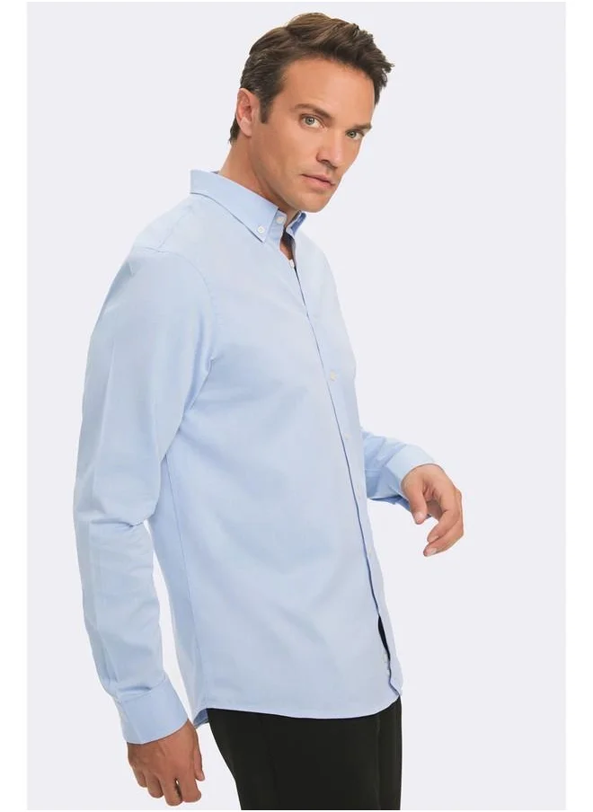 JUNE June Exclusive Men Regular Fit Shirt Blue
