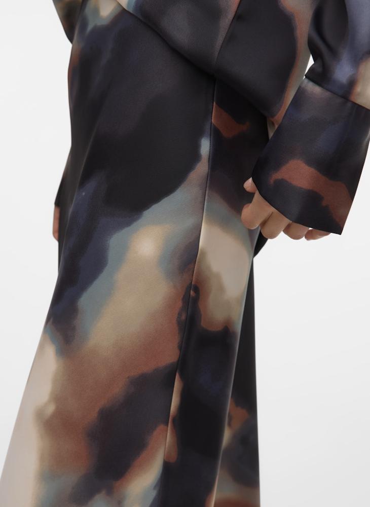 فيرو مودا تنورة عالية الخصر بطول الكاحل - Image 4