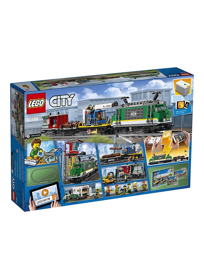 LEGO 1226-Piece City Trains Cargo Train Building Sets 60198 - Image 5