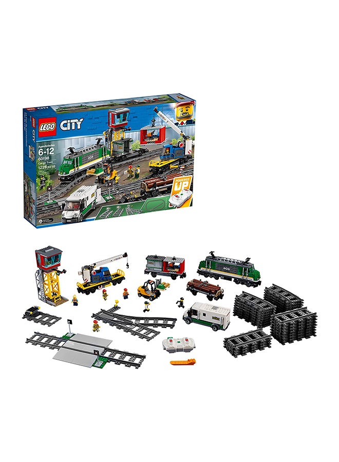 LEGO 1226-Piece City Trains Cargo Train Building Sets 60198 - Image 1
