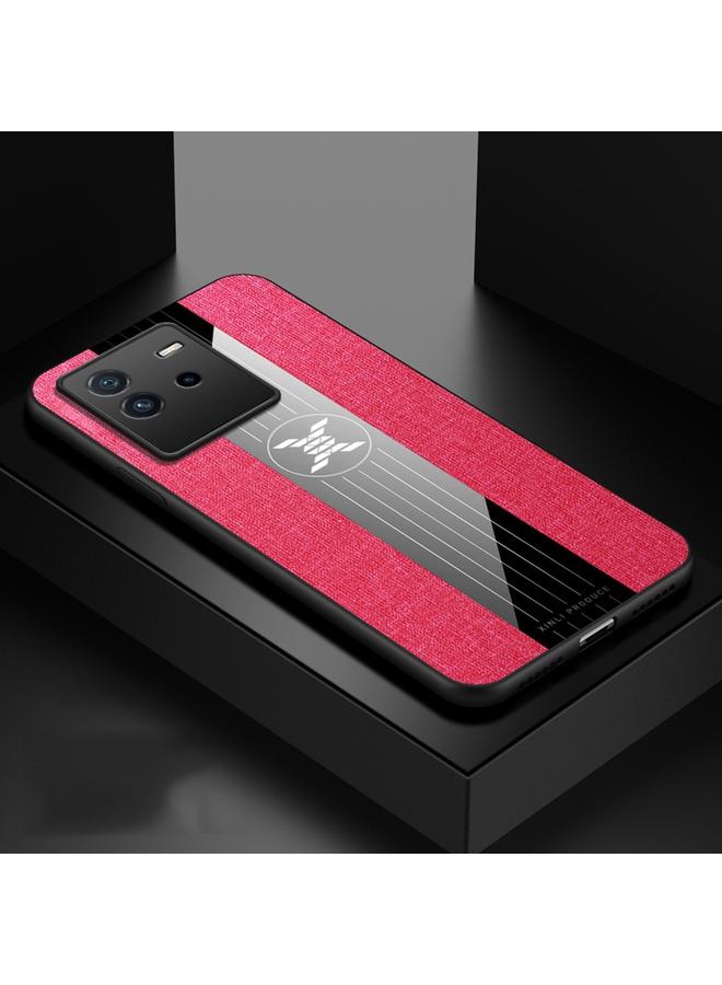 شين لي تونج جراب لهاتف vivo iQOO Neo 6 مصنوع من مادة TPU المقاومة للصدمات ومزخرف بخياطة قماشية - Image 1