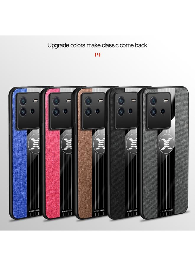 شين لي تونج جراب لهاتف vivo iQOO Neo 6 مصنوع من مادة TPU المقاومة للصدمات ومزخرف بخياطة قماشية - Image 2