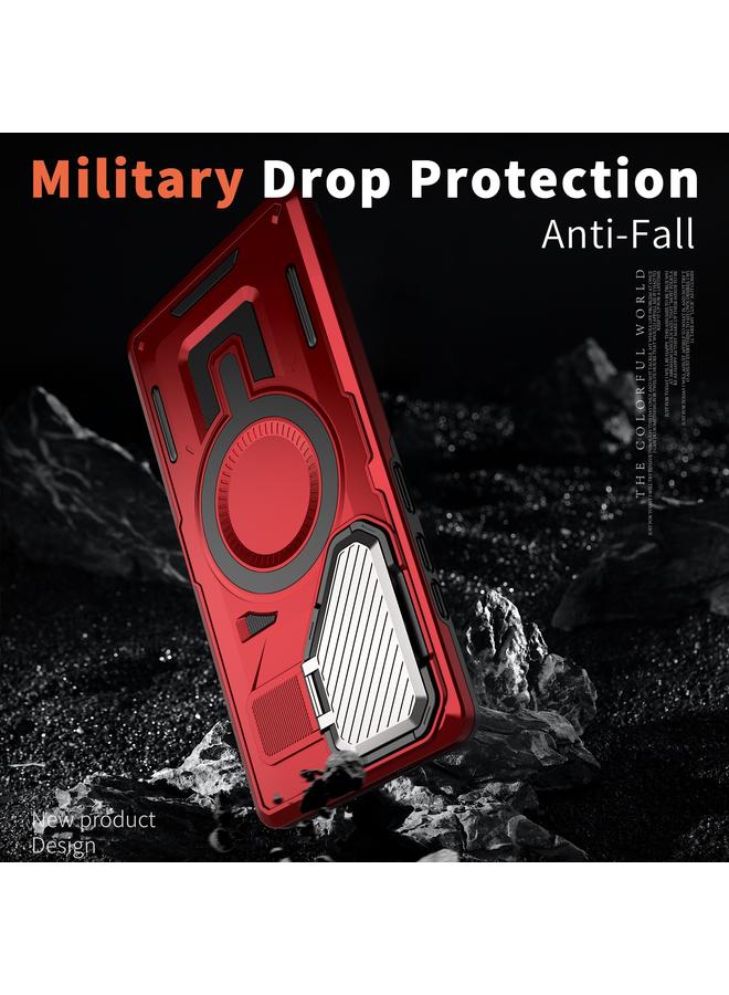 اس-توب جراب لهاتف Samsung Galaxy S25 5G Shield Frame Holder MagSafe - Image 5