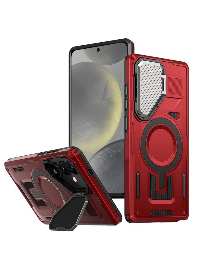 اس-توب جراب لهاتف Samsung Galaxy S25 5G Shield Frame Holder MagSafe - Image 1
