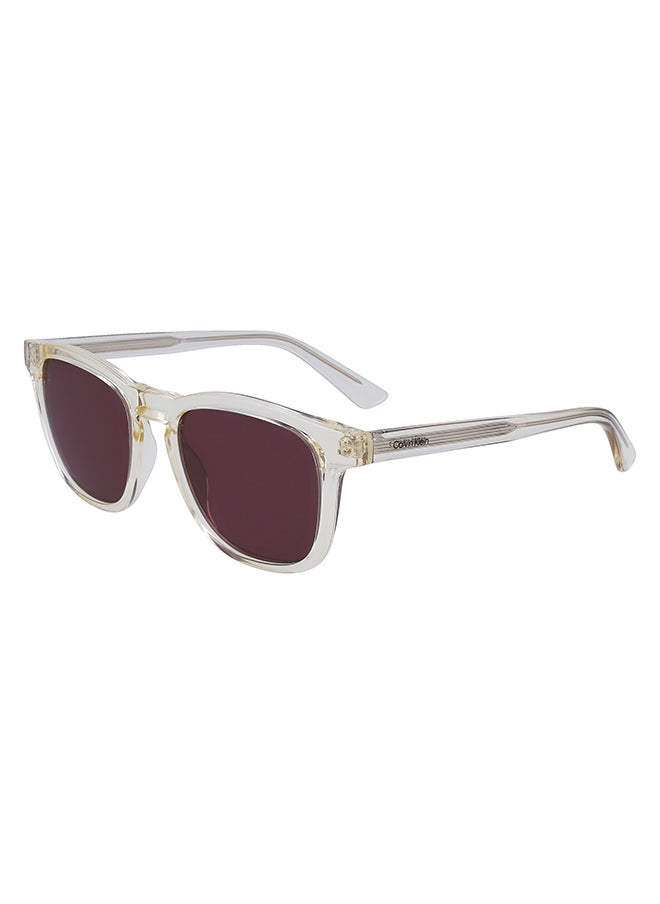 CALVIN KLEIN - Men's Rectangular Sunglasses - CK23505S-272-5219 - Lens Size: 52 Mm - Image 1