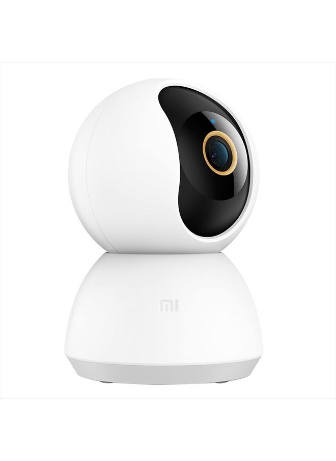 Xiaomi - Smart Camera C300, 2K Clarity, 360° Vision, AI Human Detection, F1.4 Large Aperture and 6P Lens, Enhanced Color Night Vision in Low Light, Full Encryption for Privacy Protection, White - Image 1