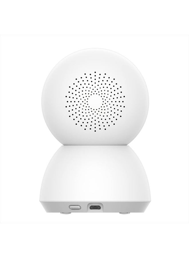 Xiaomi - Smart Camera C300, 2K Clarity, 360° Vision, AI Human Detection, F1.4 Large Aperture and 6P Lens, Enhanced Color Night Vision in Low Light, Full Encryption for Privacy Protection, White - Image 1