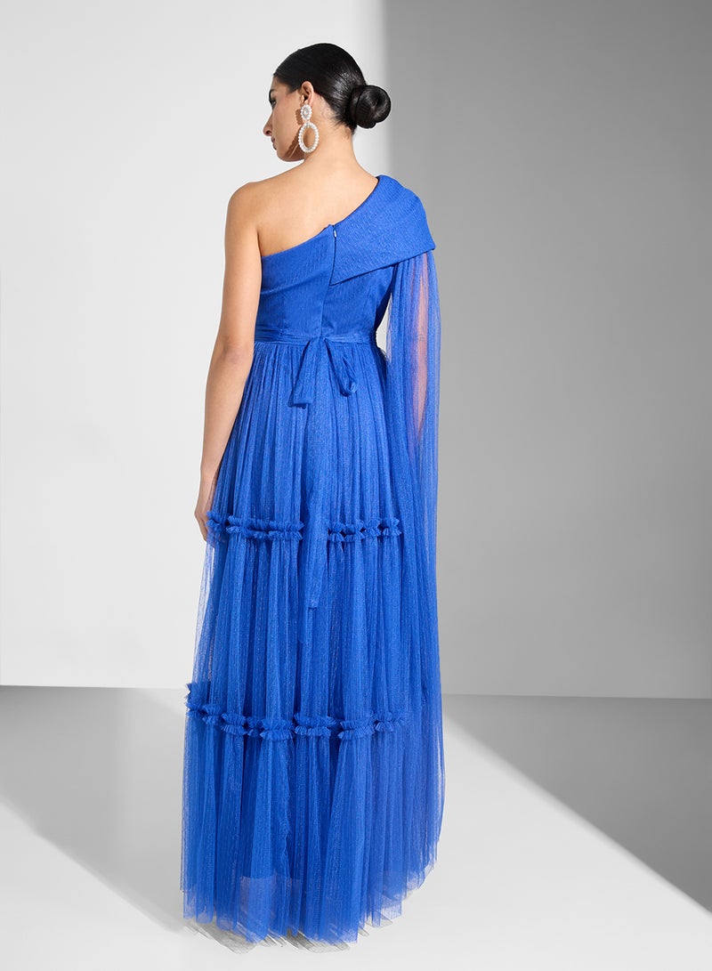 ايرا فستان تول بكتف واحد - Image 2