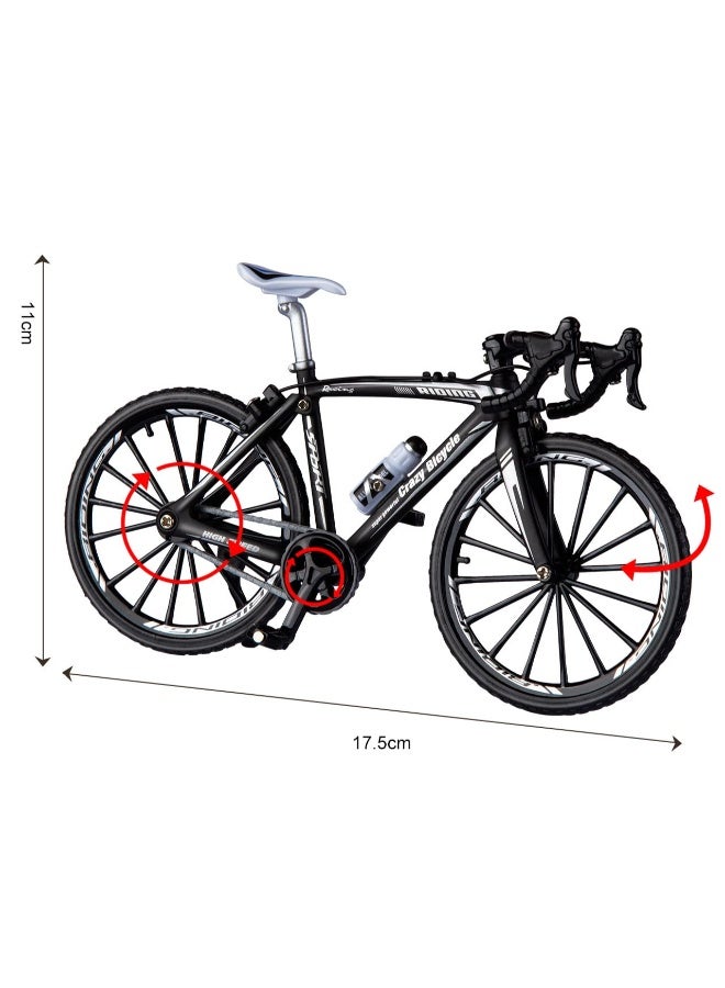 حديقة الألعاب نموذج دراجة طرق مصنوعة من الدي-كاست بمقياس 1:8 - دراجة مصغرة بألوان متنوعة لهواة الجمع، ومشاهد الديورا، وعشاق المركبات toy - Image 2