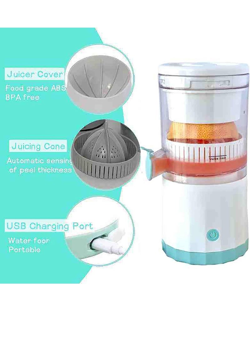 ELTRAZONE Wireless Fully Automatic Electric Juicer, 700ML Portable Blender, Mini Juicer with Pomace & Juice Separation, Over 90% Juicing Rate, BPA Free – Ideal for Passion Fruit, Lemon, Orange, Pears - Image 5