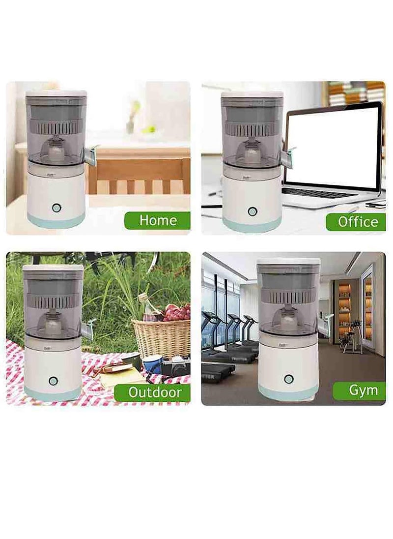 ELTRAZONE Wireless Fully Automatic Electric Juicer, 700ML Portable Blender, Mini Juicer with Pomace & Juice Separation, Over 90% Juicing Rate, BPA Free – Ideal for Passion Fruit, Lemon, Orange, Pears - Image 4