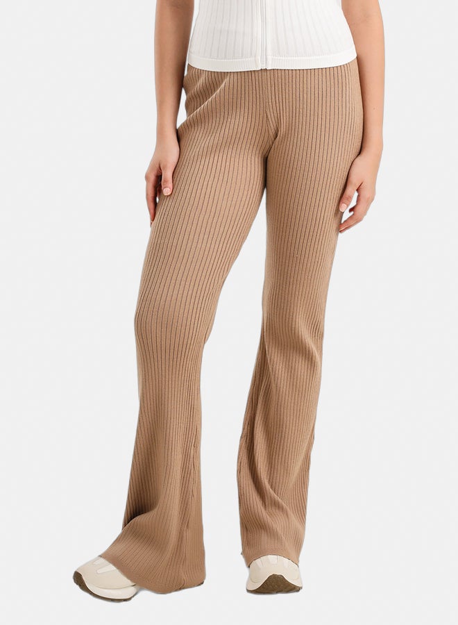 Carina Ribbed Flared Pants - Image 1