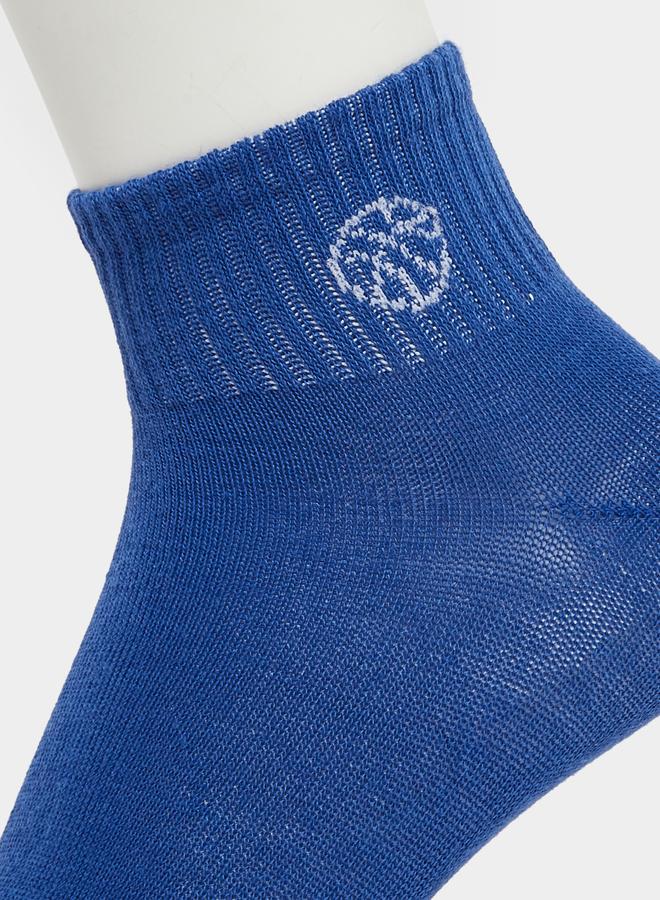 Styli Pack of 10 - Kids Cotton Blend Ankle Socks - Image 5