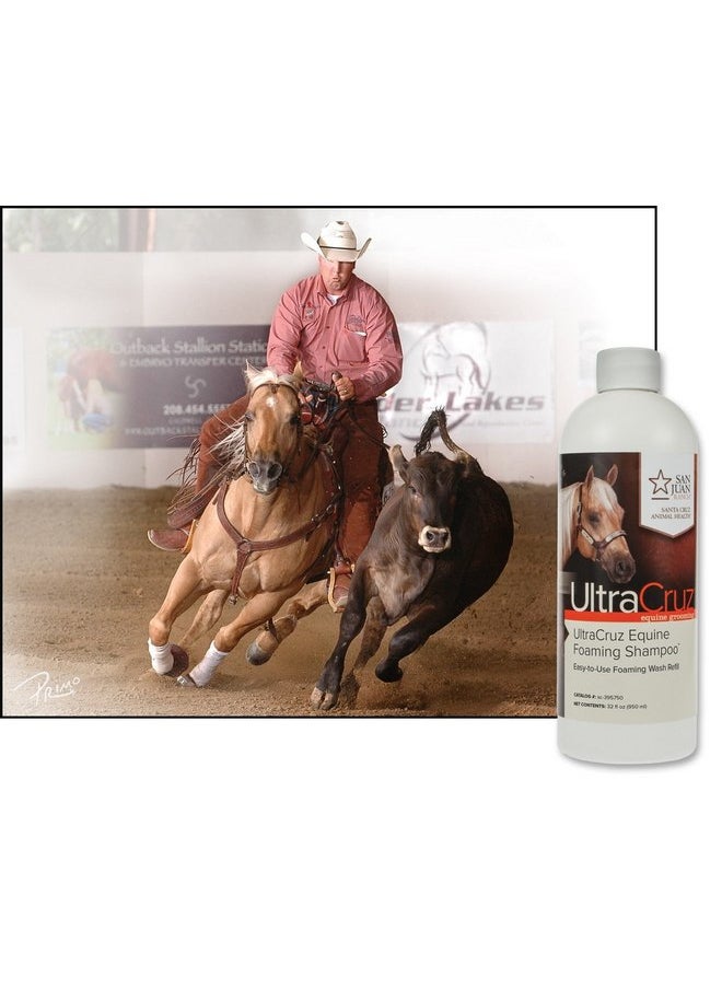UltraCruz UltraCruz Equine Foaming Horse Shampoo, 32 oz Refill  - Image 3