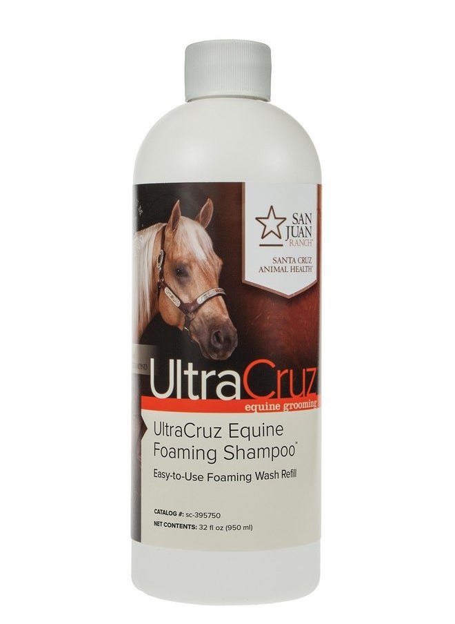 UltraCruz UltraCruz Equine Foaming Horse Shampoo, 32 oz Refill  - Image 1