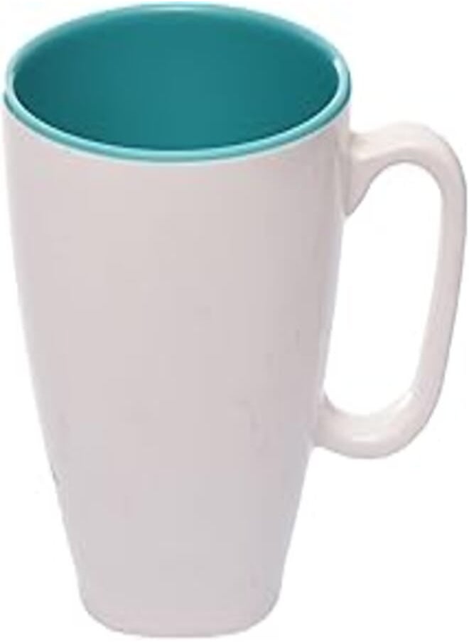 Moments - Moments Dual Coffee Mug, Tiff Blue/Ivory - Image 1