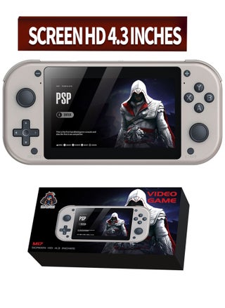 M17 Handheld Game Console Builts in 20000 Classic Games, 4.3-Inch HD Video Retro Arcade with 3D Rocker, Cortex-A7 CPU, 2000mAh Battery 64GB Games - pzsku/ZFA43F4BD4ECDB5DEDE85Z/45/_/1694676548/d80458fe-2a66-4eb8-8349-61aad47dba28