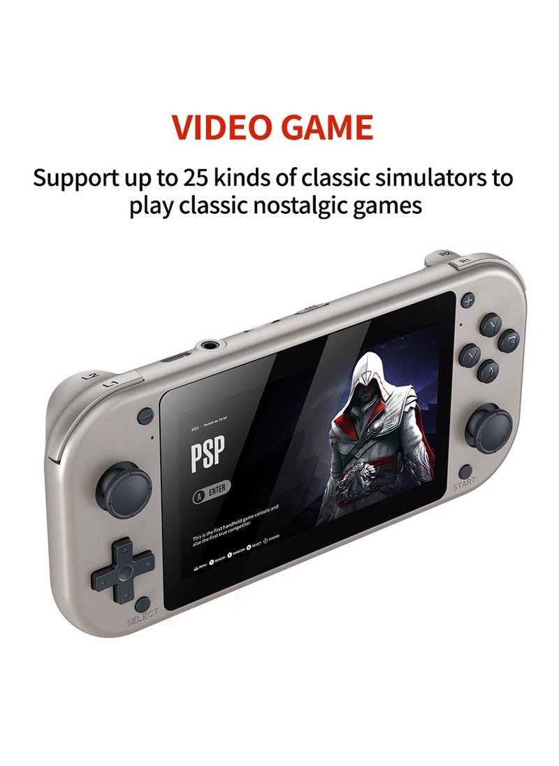 M17 Handheld Game Console Builts in 20000 Classic Games, 4.3-Inch HD Video Retro Arcade with 3D Rocker, Cortex-A7 CPU, 2000mAh Battery 64GB Games