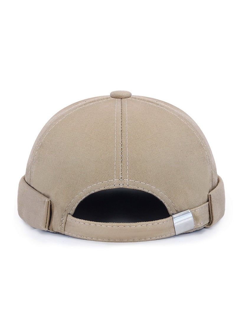 Generic Spring Vintage Hip-Hop Cap Pure Color Street Dance Japanese Hat Wine red  - Image 4