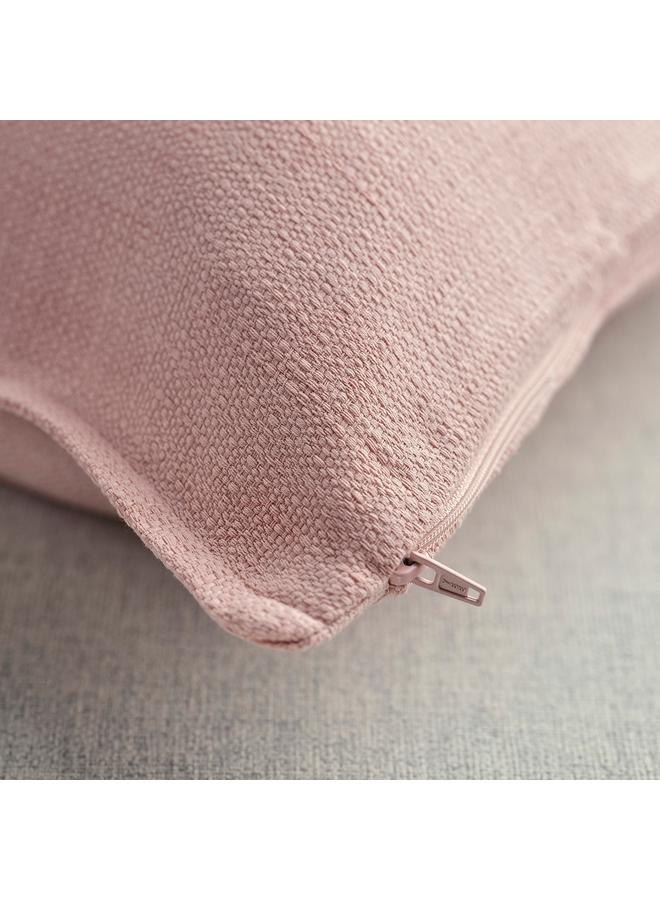 زبون غطاء وسادة، وردي فاتح، 50×50 سم - Image 3