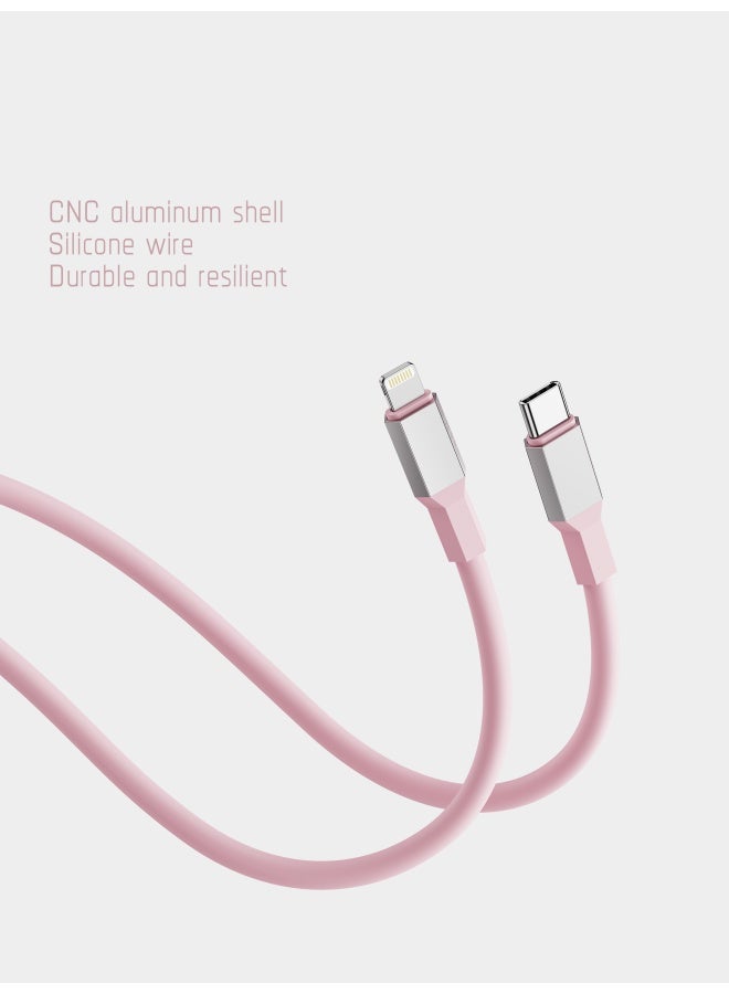 TEGIC Silicone Cable Fast Charging PD Data Cable with Magnetic Skin-friendly Silicone Dual USB-C Ports Type-C Charging Cable 60W 1.2m White C to C Compatible with Apple iPhone 16/15/14 Pro Max - Image 5