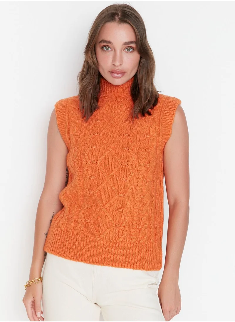 trendyol High Neck Knitted Sweater