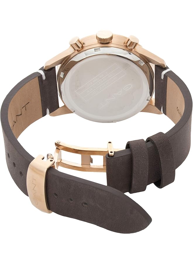 GANT Bradford Men White Dial Leather Band Watch G Gww064001 Analog Display Miyota 0S20 10Z Movement - Image 2