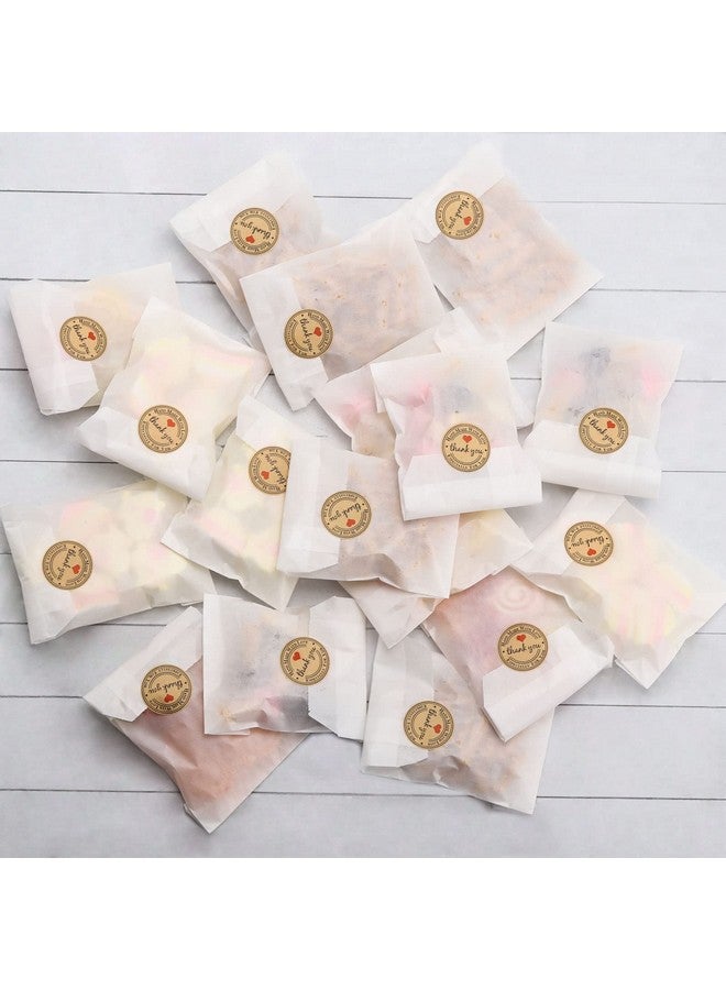 Tecbeauty 300pcs 2.7 x 4 inch Glassine Sleeves Bags Waxed Paper Cookies Bags for Food Handmade Soaps Individual Packaging - Image 3