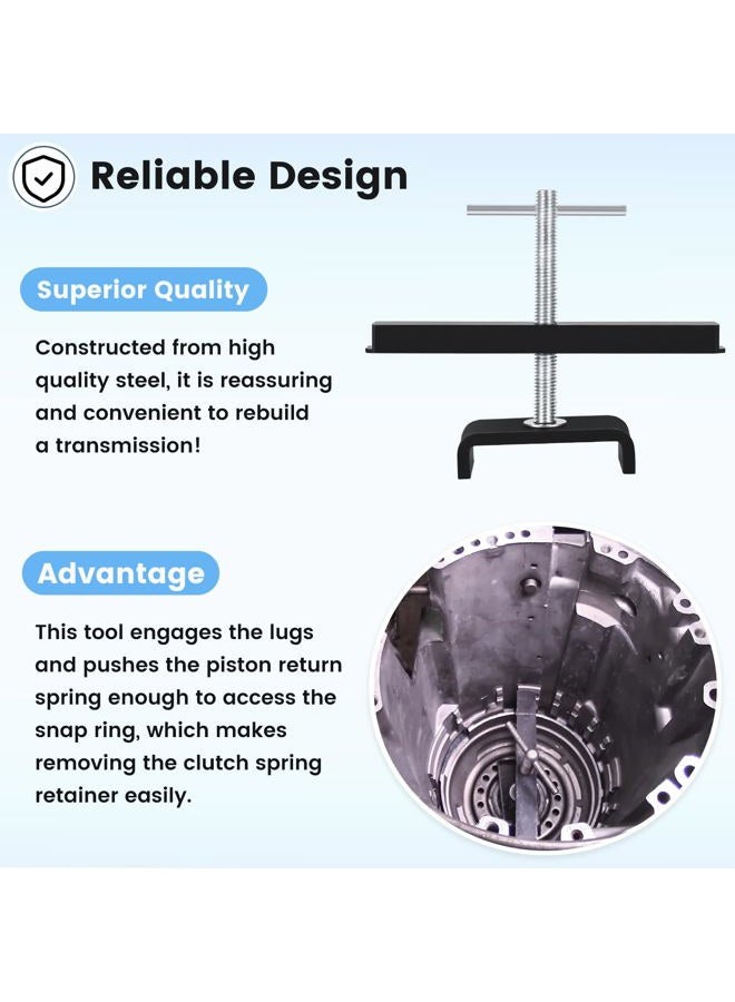 Sunluway T-0151 Rear Clutch Spring Compressor Transmission Tool for GM 250, 250C, 350, 350C, 4T80-E, 700R4, 4L60, 4L60E, 4L65E, 4L70, 4L70E (Low & Reverse) - Image 4