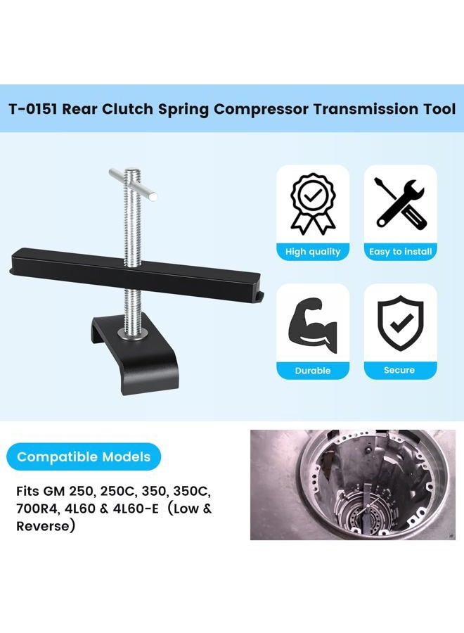 Sunluway T-0151 Rear Clutch Spring Compressor Transmission Tool for GM 250, 250C, 350, 350C, 4T80-E, 700R4, 4L60, 4L60E, 4L65E, 4L70, 4L70E (Low & Reverse) - Image 2
