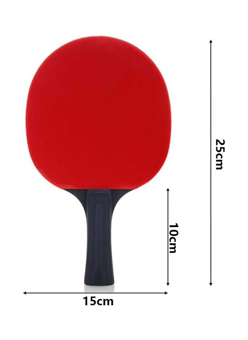 Arabest - Ping Pong Paddles Set, Professional Table Tennis Paddles Kit with 2 Table Tennis Rackets, 3 Ping Pong Balls and Portable Case, Ping Pong Rackets for Indoor & Outdoor Games - Image 1