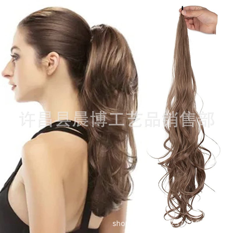 Generic 32in Synthetic Ponytail Wig Wrap-around m8/25【32inch 100g】 
