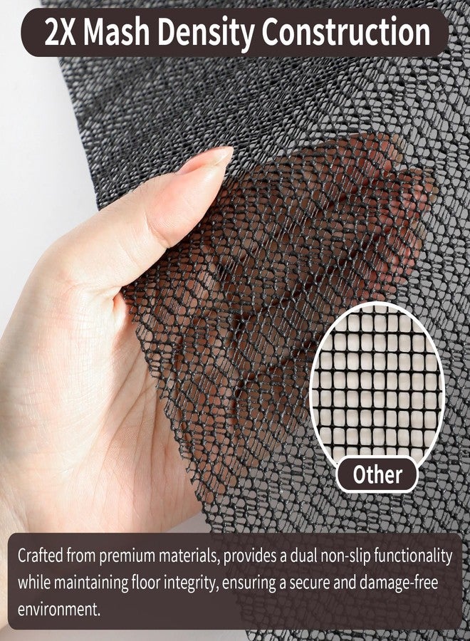 PureFit 5x7 Rug Pad Gripper for Hardwood Tile Floors Carpet, Anti Slip Rug Grips, Dual Dense Non Slip Rug Pads Mats - Image 2