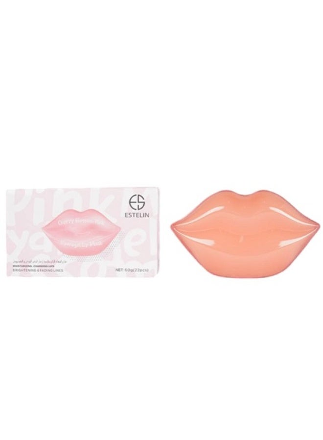 Lip mask with pink cherry blossom extract and hydrogel, 60g, 22 pieces