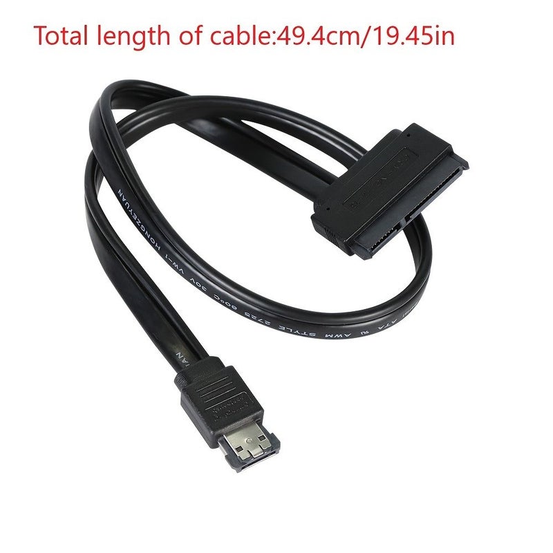 5 فولت ESATA إلى SATA 7 سن 15 سن كابل بيانات القرص الصلب محول توصيل USB - Image 2