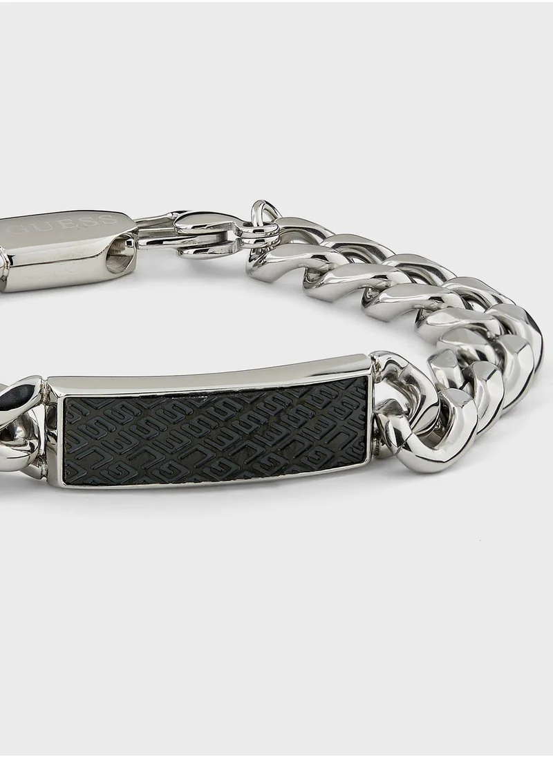 GUESS Casual 19Mm Coin Pattern Bracelet
