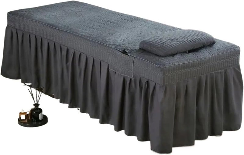 Beauty Bed Cover Massage Massage Therapy Diagnosis Bed Sheet Cover Opening Fumigation Foot Bath Bed Cover(3-02,190x70cm) - Image 4