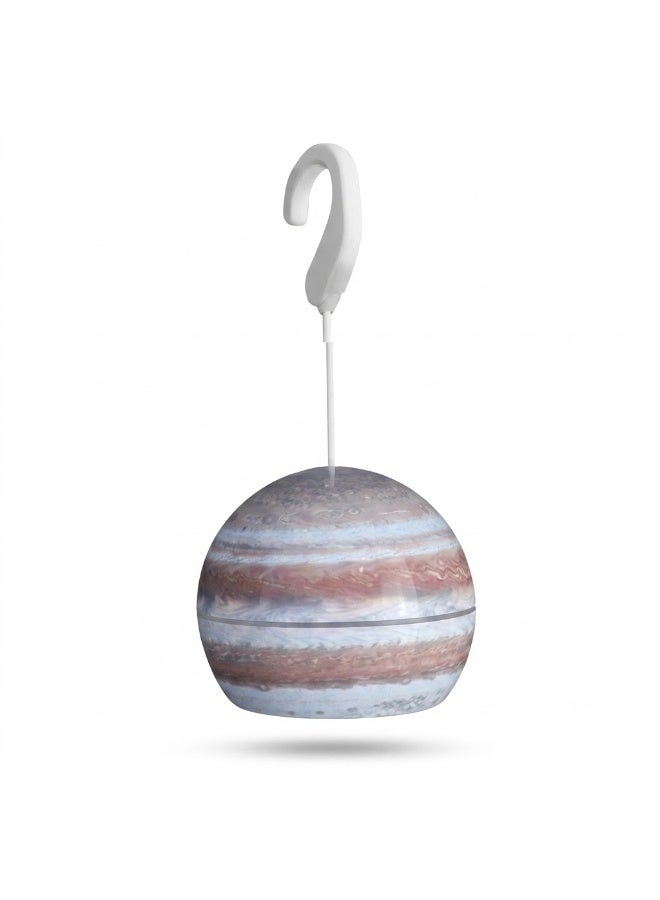 Rechargeable Planet Decorative LED Light with Type-C Charging, Stepless Dimming and Hanging Hook, Portable Night Light for Room, Garden, Balcony, Camping and Home Decor - Image 1