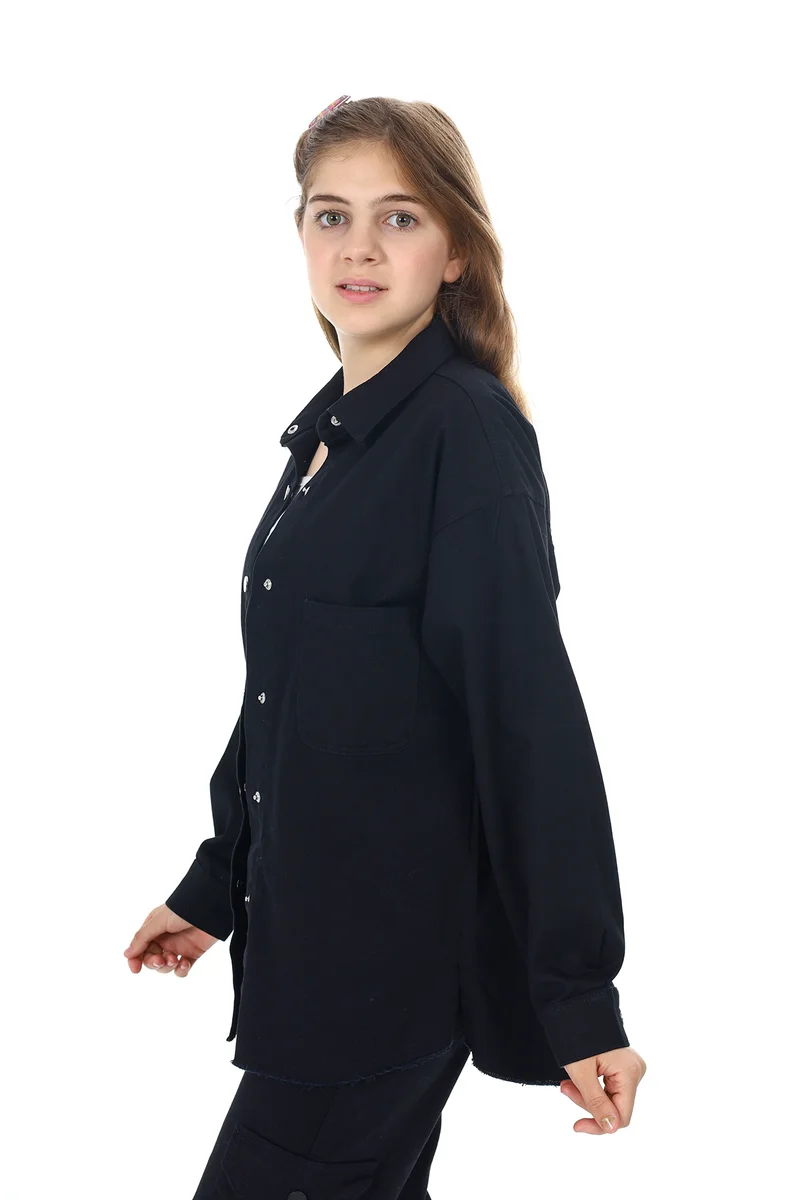 Angelos Girls Girl's Cargo Pocket Gabardine Suit Lx256-57