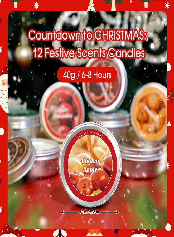 SCENTORINI Scented Candle, 40g * 12 Scents with Surprise Holiday Scented Candles, Gift Box Set for Outdoor Home Garden, Party Decoration - Image 4
